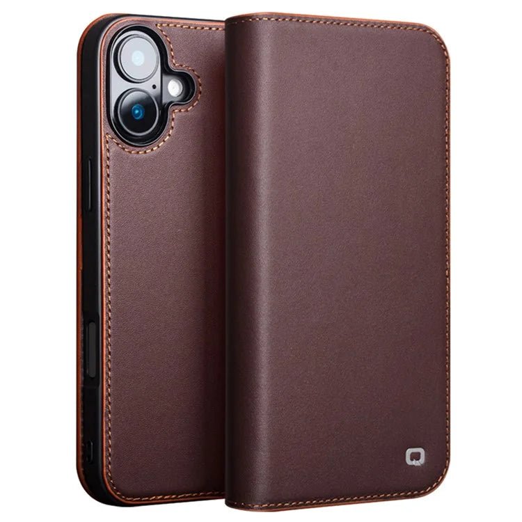 Premium Cowhide Leather Wallet Flip iPhone Case by The Case Factory