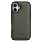 Melkco Back-Wrap Bovine Leather iPhone Case Gray by The Case Factory