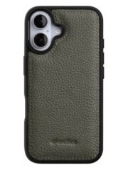 Melkco Back-Wrap Bovine Leather iPhone Case Gray by The Case Factory