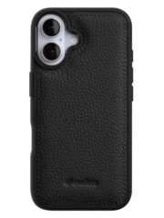 Melkco Back-Wrap Bovine Leather iPhone Case Black by The Case Factory