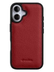 Melkco Back-Wrap Bovine Leather iPhone Case Red by The Case Factory