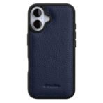 Melkco Back-Wrap Bovine Leather iPhone Case Dark Blue by The Case Factory
