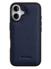 Melkco Back-Wrap Bovine Leather iPhone Case Dark Blue by The Case Factory