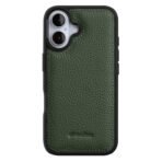 Melkco Back-Wrap Bovine Leather iPhone Case Green by The Case Factory