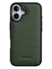 Melkco Back-Wrap Bovine Leather iPhone Case Green by The Case Factory