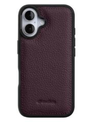 Melkco Back-Wrap Bovine Leather iPhone Case Purple by The Case Factory