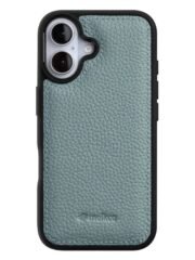 Melkco Back-Wrap Bovine Leather iPhone Case Linen Blue by The Case Factory