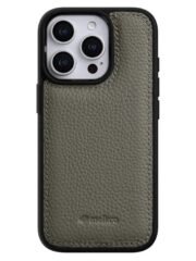 Melkco Back-Wrap Bovine Leather iPhone Case Gray by The Case Factory