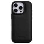 Melkco Back-Wrap Bovine Leather iPhone Case Black by The Case Factory