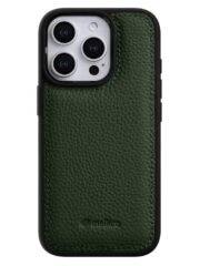 Melkco Back-Wrap Bovine Leather iPhone Case Green by The Case Factory