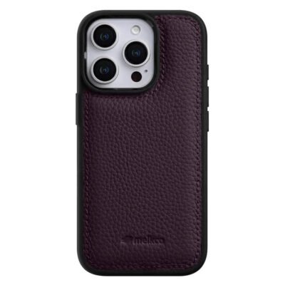 Melkco Back-Wrap Bovine Leather iPhone Case Purple by The Case Factory
