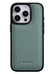 Melkco Back-Wrap Bovine Leather iPhone Case Linen Blue by The Case Factory