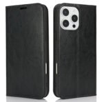 Crazy Horse Texture Leather Wallet iPhone Case Black by The Case Factory