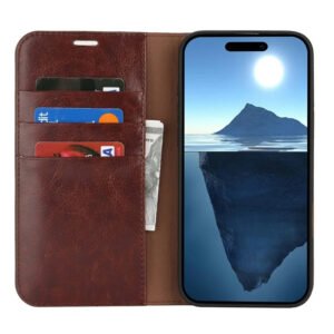 Crazy Horse Texture Leather Wallet iPhone Case by The Case Factory