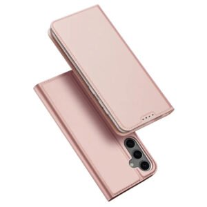 Leather Flip Case for Samsung Galaxy S25+ | With Card Holder Pink S25+ by The Case Factory
