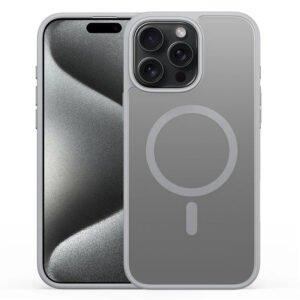 MagSafe Compatible Matte iPhone 15 Series Case Gray by The Case Factory
