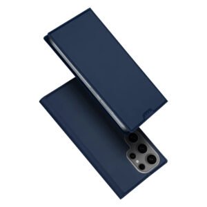 Leather Flip Case for Samsung Galaxy S25 Ultra | With Card Holder Sea Blue For S25 Ultra by The Case Factory
