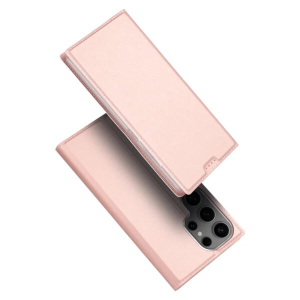 Leather Flip Case for Samsung Galaxy S25 Ultra | With Card Holder Pink For S25 Ultra by The Case Factory