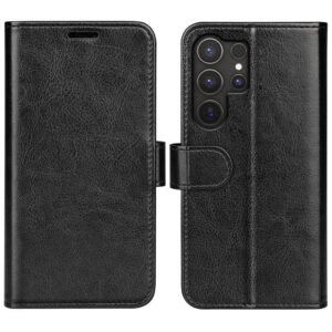 Crazy Horse Texture Leather Wallet Samsung Case Black by The Case Factory