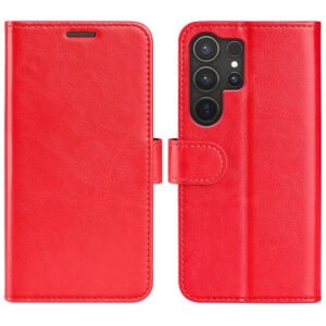 Crazy Horse Texture Leather Wallet Samsung Case Red by The Case Factory