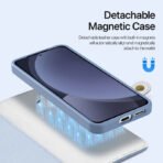 LAWA Detachable Magnetic Leather Wallet Case For Galaxy S25 Series Flip Cover by The Case Factory
