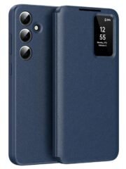 Premium Leather Flip Case For Samsung Galaxy S Series | With Smart Window & Card Slot by The Case Factory