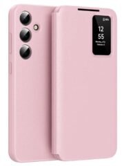 Premium Leather Flip Case For Samsung Galaxy S Series | With Smart Window & Card Slot by The Case Factory