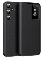 Premium Leather Flip Case For Samsung Galaxy S Series | With Smart Window & Card Slot by The Case Factory