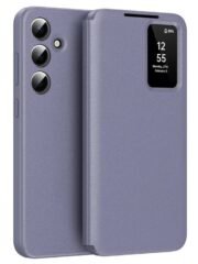 Premium Leather Flip Case For Samsung Galaxy S Series | With Smart Window & Card Slot by The Case Factory