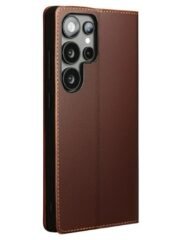 Premium Genuine Leather Wallet Case For Samsung Galaxy S25 Ultra Flip Cover by The Case Factory