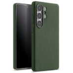 Melkco Bovine Leather Case For Samsung Galaxy S25 Ultra Green For S25 Ultra by The Case Factory