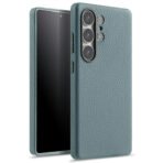 Melkco Bovine Leather Case For Samsung Galaxy S25 Ultra Linen Blue For S25 Ultra by The Case Factory