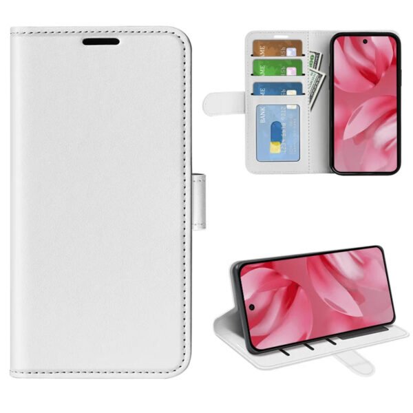Crazy Horse Texture Leather Wallet Case For Google Pixel White by The Case Factory