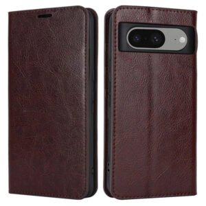 Genuine Cowhide Leather Flip Wallet Case For Google Pixel by The Case Factory