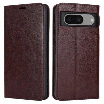 Genuine Cowhide Leather Flip Wallet Case For Google Pixel by The Case Factory