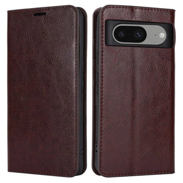Genuine Cowhide Leather Flip Wallet Case For Google Pixel by The Case Factory