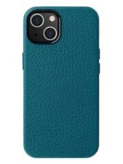 Melkco Full-Wrap Premium Bovine Leather iPhone 13/14/15 Series Case | MagSafe® Compatible Blue by The Case Factory