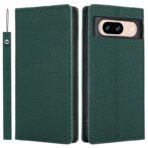 Premium Litchi Bovine Leather Flip Wallet Case For Google Pixel by The Case Factory