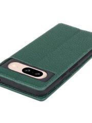 Premium Litchi Bovine Leather Flip Wallet Case For Google Pixel by The Case Factory