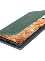 Premium Litchi Bovine Leather Flip Wallet Case For Google Pixel by The Case Factory