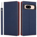 Premium Litchi Bovine Leather Flip Wallet Case For Google Pixel by The Case Factory