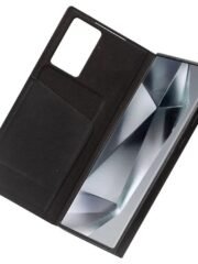 Genuine Nappa Leather Flip Case For Samsung Galaxy S22 / S23 / S24 Ultra by QIALINO