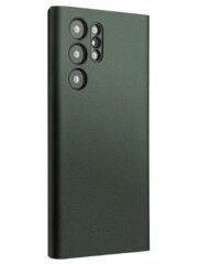 Genuine Nappa Leather Flip Case For Samsung Galaxy S22 / S23 / S24 Ultra by QIALINO