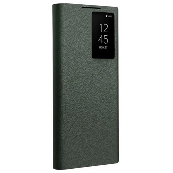 Genuine Nappa Leather Flip Case For Samsung Galaxy S22 / S23 / S24 Ultra by QIALINO