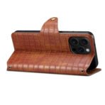 Denior Crocodile Texture Oil Edge Leather Phone Case, For iPhone 16 Pro Max, For iPhone 16 Pro, For iPhone 16 Plus, For iPhone 16, For iPhone 15 Pro Max, For iPhone 15 Pro, For iPhone 15 Plus, For iPhone 15, For iPhone 14 Plus, For iPhone 14... by The Case Factory