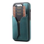 Denior D18 Skin Feel Rotating Holder MagSafe Detachable Card Slot Phone Case, For iPhone 16 Pro Max, For iPhone 16 Pro, For iPhone 16 Plus, For iPhone 16, For iPhone 15 Pro Max, For iPhone 15 Pro, For iPhone 15 Plus / 14 Plus, For iPhone 15... by The Case Factory