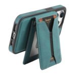 Denior D18 Skin Feel Rotating Holder MagSafe Detachable Card Slot Phone Case, For iPhone 16 Pro Max, For iPhone 16 Pro, For iPhone 16 Plus, For iPhone 16, For iPhone 15 Pro Max, For iPhone 15 Pro, For iPhone 15 Plus / 14 Plus, For iPhone 15... by The Case Factory