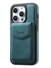 Denior D20 Skin Feel MagSafe Holder Detachable Card Slot Phone Case, For iPhone 16 Pro Max, For iPhone 16 Pro, For iPhone 16 Plus, For iPhone 16, For iPhone 15 Pro Max, For iPhone 15 Pro, For iPhone 15 Plus / 14 Plus, For iPhone 15, For iPhone 14 / 13... by The Case Factory