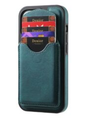 Denior D20 Skin Feel MagSafe Holder Detachable Card Slot Phone Case, For iPhone 16 Pro Max, For iPhone 16 Pro, For iPhone 16 Plus, For iPhone 16, For iPhone 15 Pro Max, For iPhone 15 Pro, For iPhone 15 Plus / 14 Plus, For iPhone 15, For iPhone 14 / 13... by The Case Factory