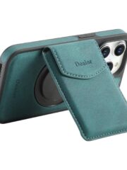 Denior D20 Skin Feel MagSafe Holder Detachable Card Slot Phone Case, For iPhone 16 Pro Max, For iPhone 16 Pro, For iPhone 16 Plus, For iPhone 16, For iPhone 15 Pro Max, For iPhone 15 Pro, For iPhone 15 Plus / 14 Plus, For iPhone 15, For iPhone 14 / 13... by The Case Factory
